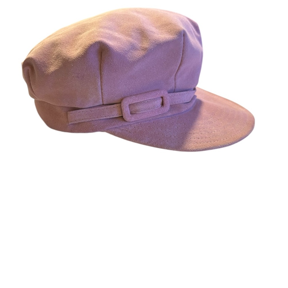 KOKIN Women’ Packable Pink Suede Newsboy Hat | Vintage - Picture 2 of 7